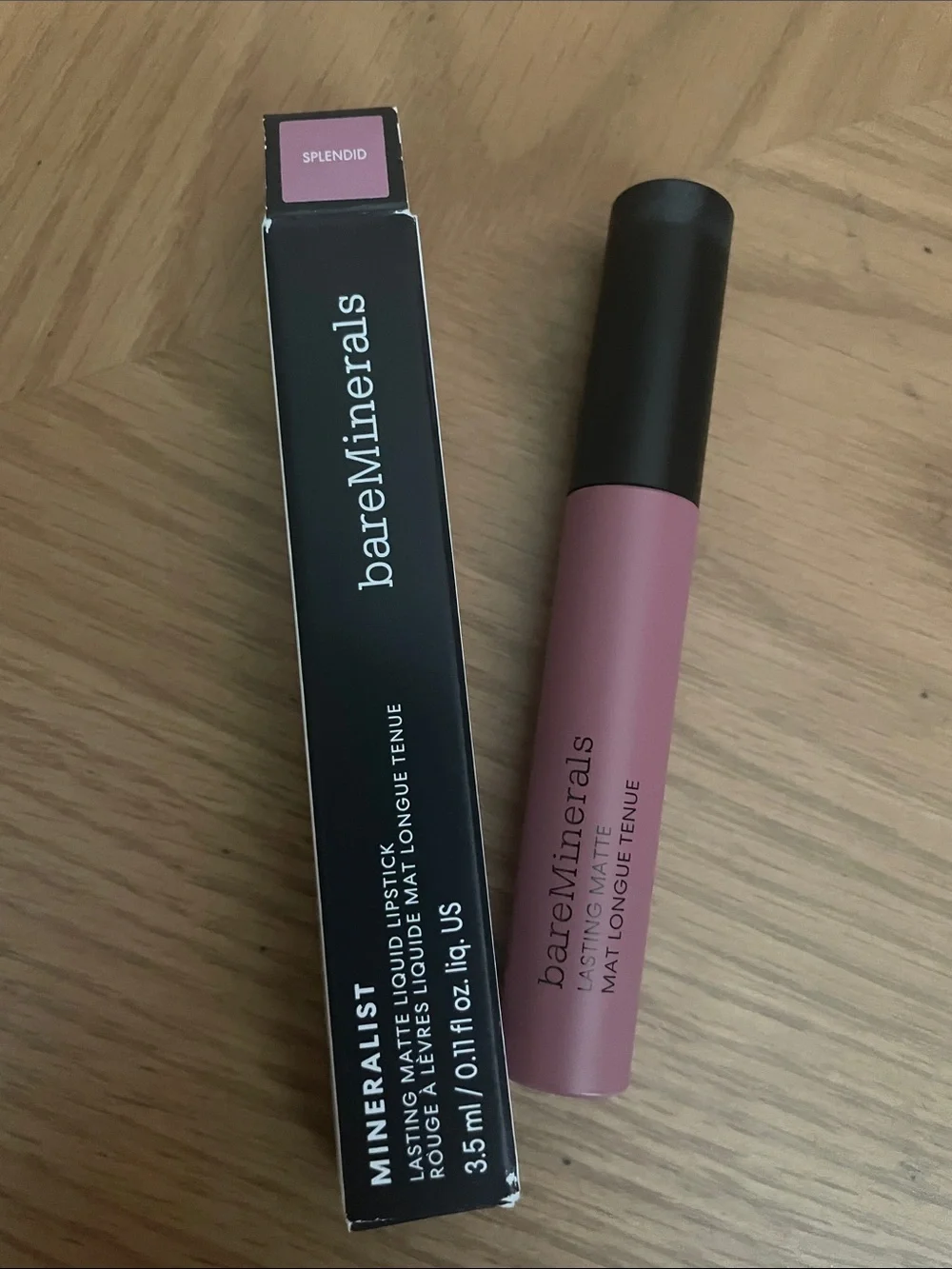 bareMinerals Mineralist Matte Liquid Lipstick — Splendid (dusty rose pink)